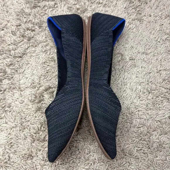 Rothy’s Women The Point Black Flats Size 9 - Picture 4 of 11